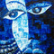"The Blue Couple", Radha & Krishna - thumbnail