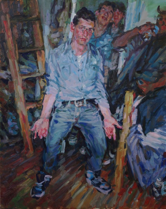 2012-08-29, born to be alive, 150x120cm