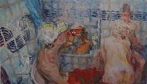 2013-10-22, mother of three, 100x170cm - thumbnail