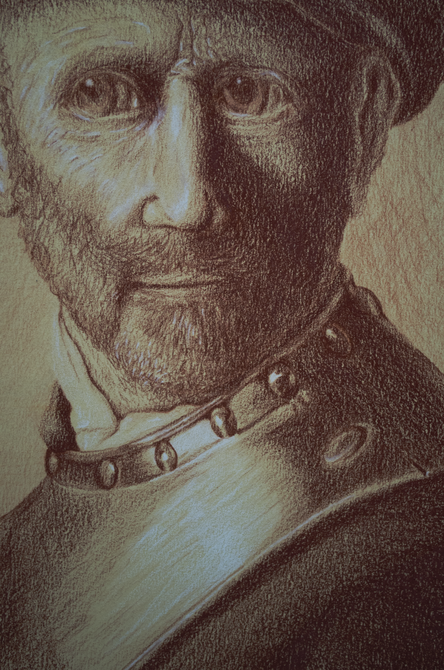 Rembrandt's Old Military Man (study)