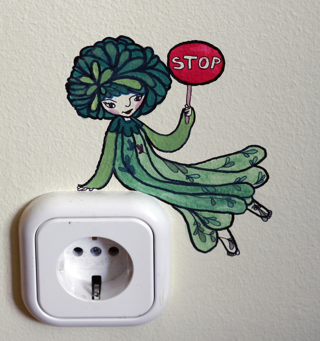 Don't touch eletricity!