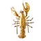 Golden lobster - thumbnail