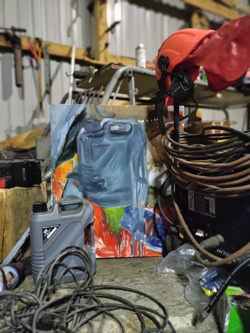 Oil Canister and Saskia