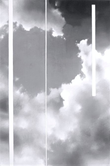 The falling out of the void  (silver clouds)